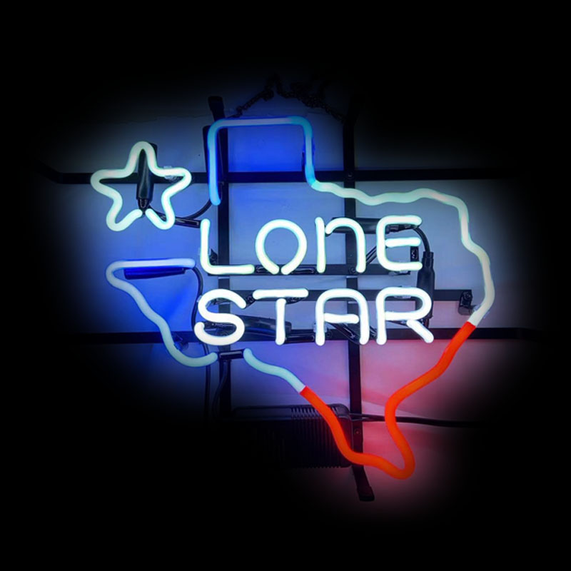 Custom Star Map - Lone sinal de néon estrela néon