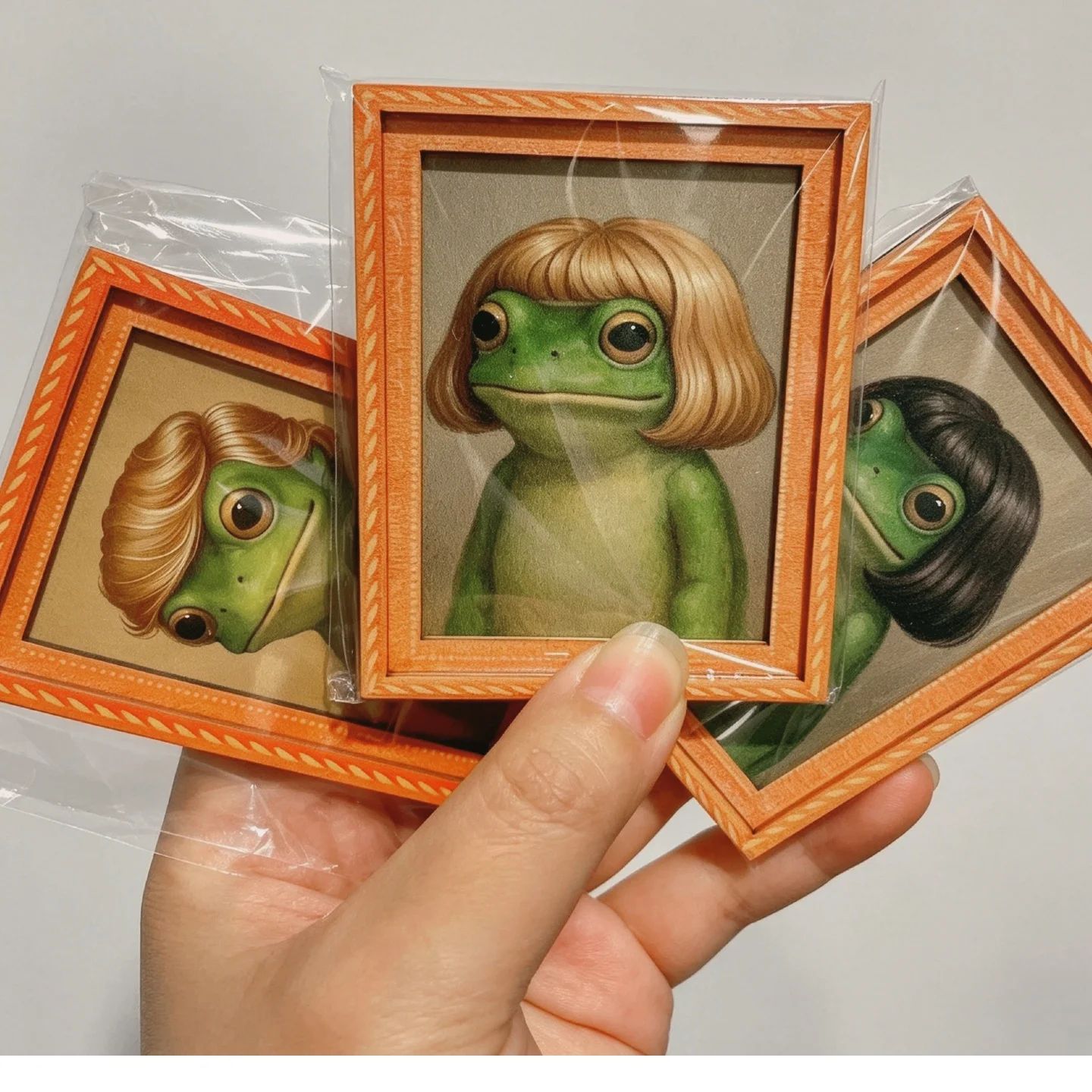 Engraved Wood Frame - Mini Porta-Retrato de Madeira com Ímã