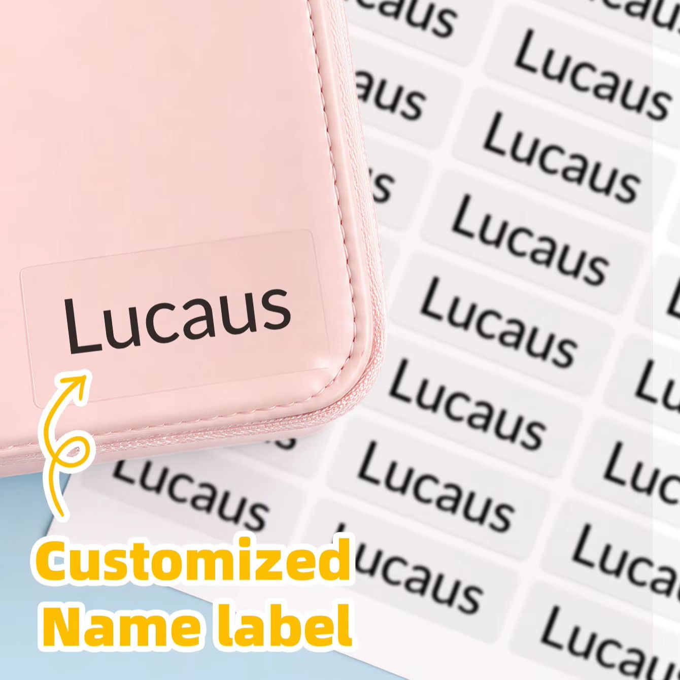 Personalized Name Box - 1-240PCS Adesivos Personalizados com Nome para