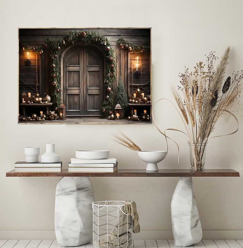 Pôsteres grandes de Natal sem  - Family Tree Print avaliação e preço