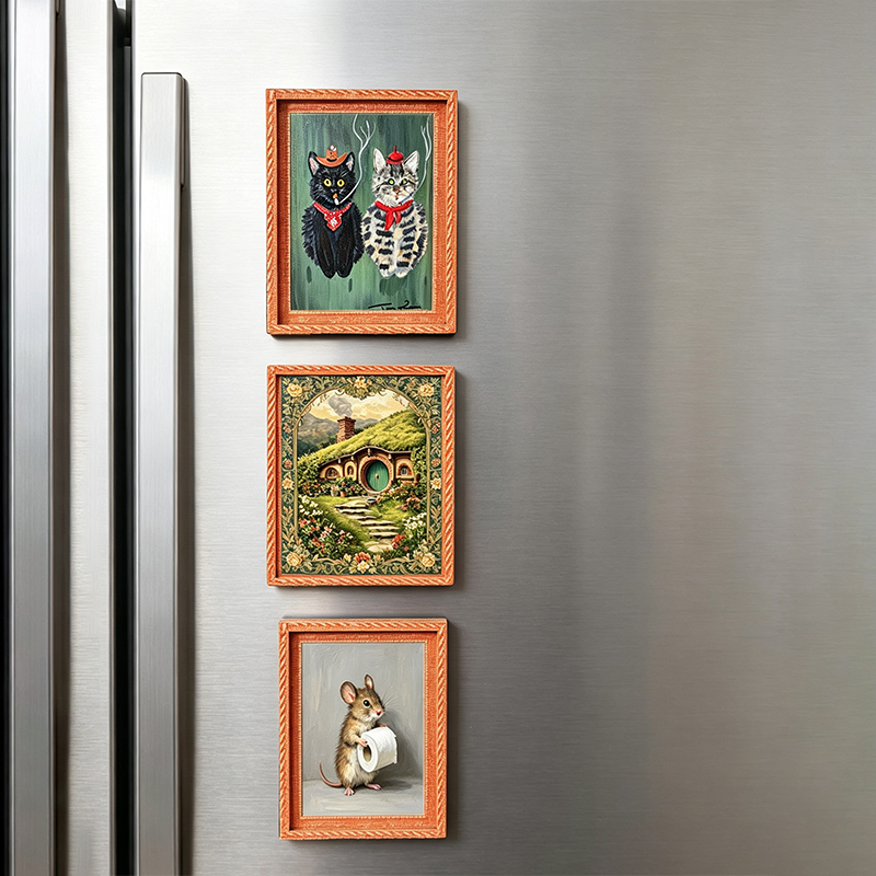 Porta-Retrato Magnético de Mad - Engraved Wood Frame avaliação e preço
