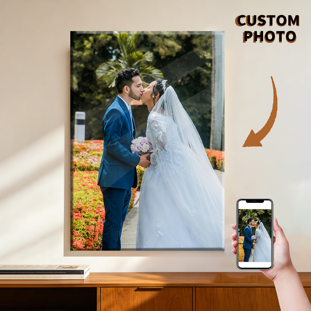 1 peça de fotos personalizadas - Engraved Wood Frame avaliação e preço