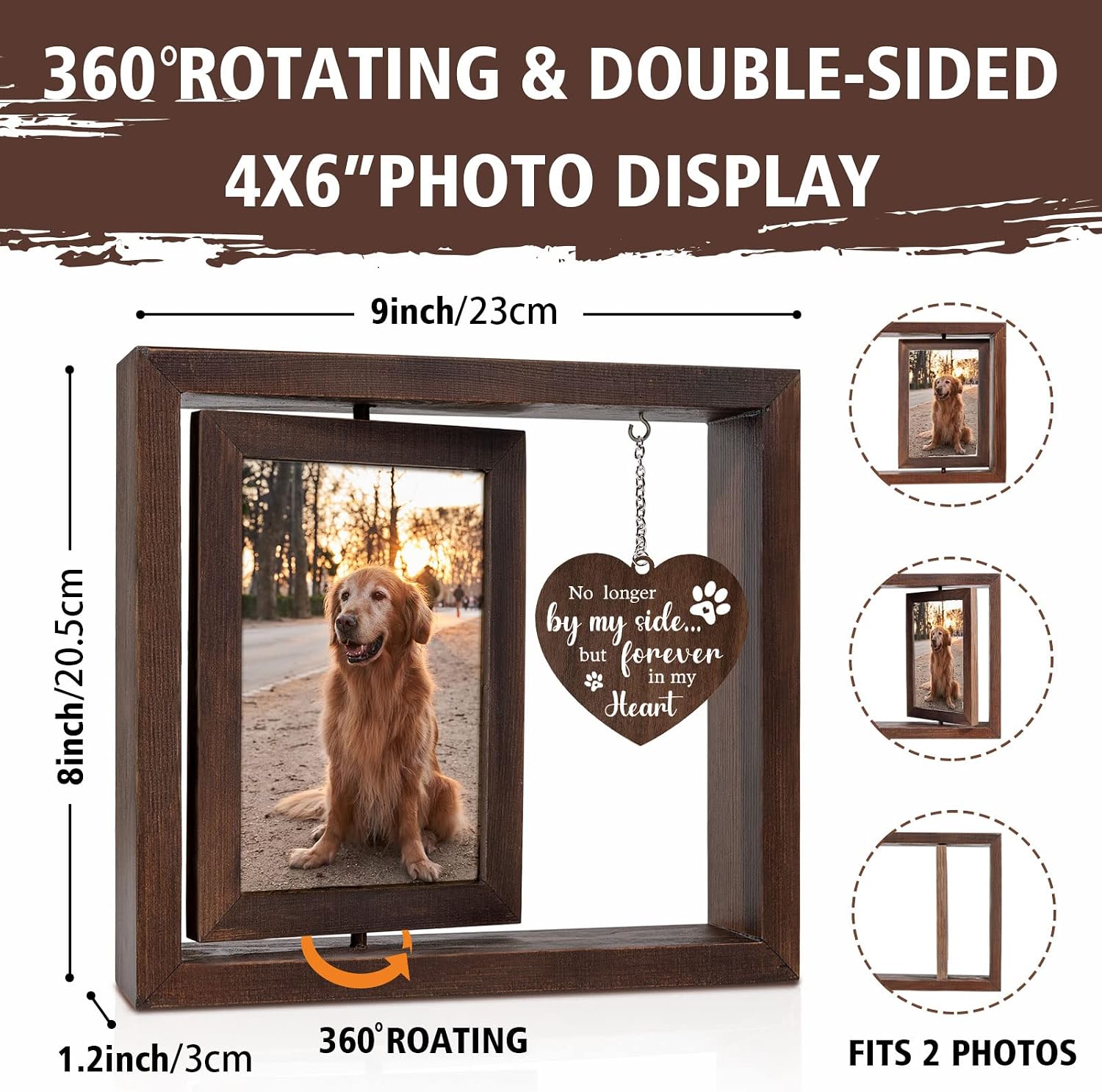 Porta-Retrato Memorial para Pe - Engraved Wood Frame avaliação e preço