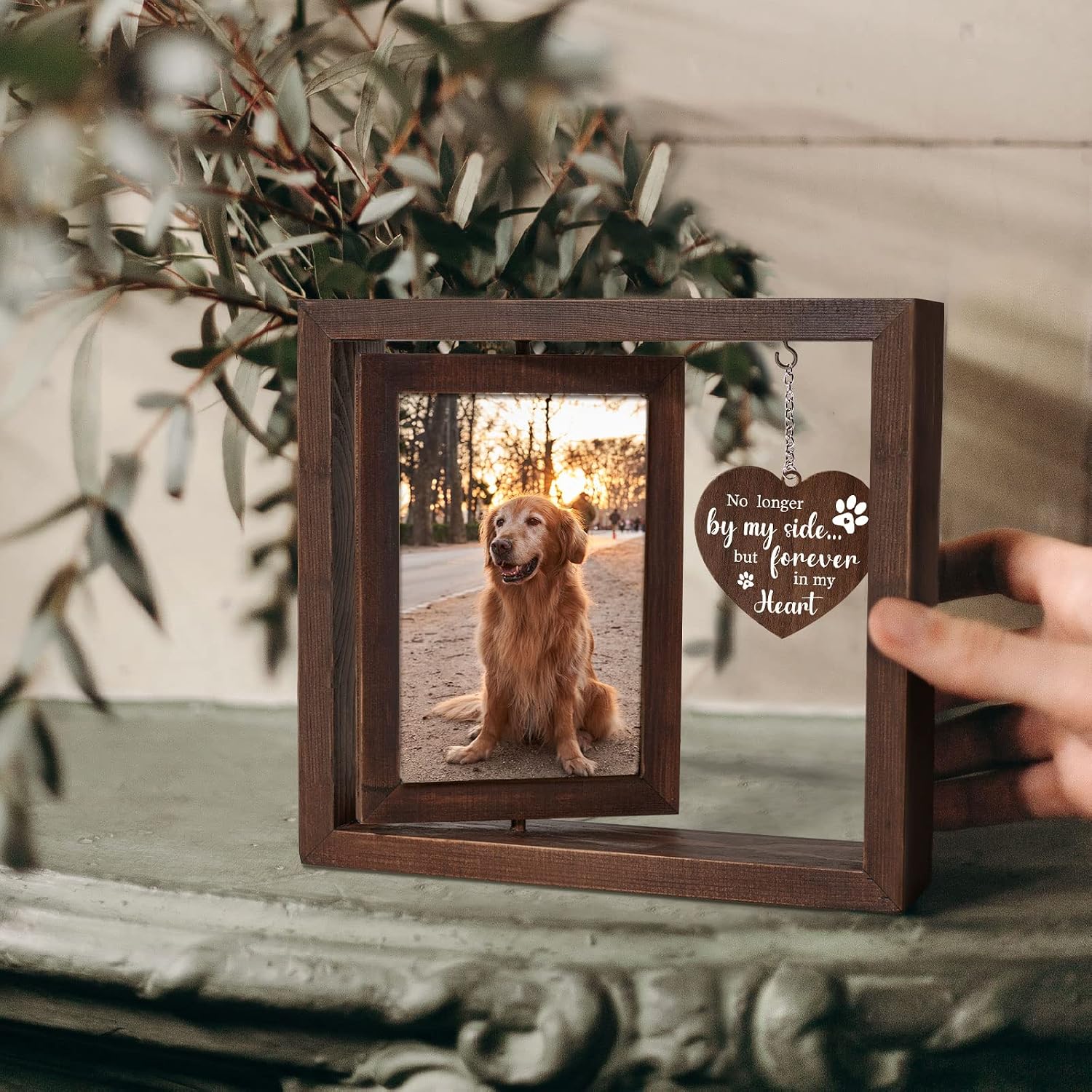 Porta-Retrato Memorial para Pe - Engraved Wood Frame avaliação e preço