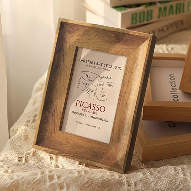 Moldura de madeira para fotos, - Engraved Wood Frame avaliação e preço