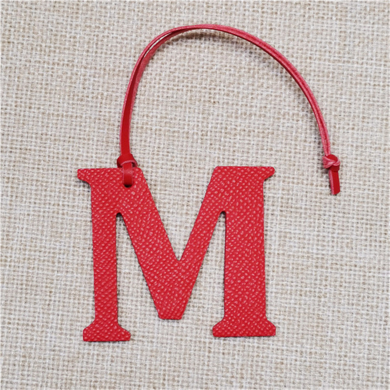 XMESSUN Novo Pingente de Letra - Monogram Keychain Leather avaliação e preço