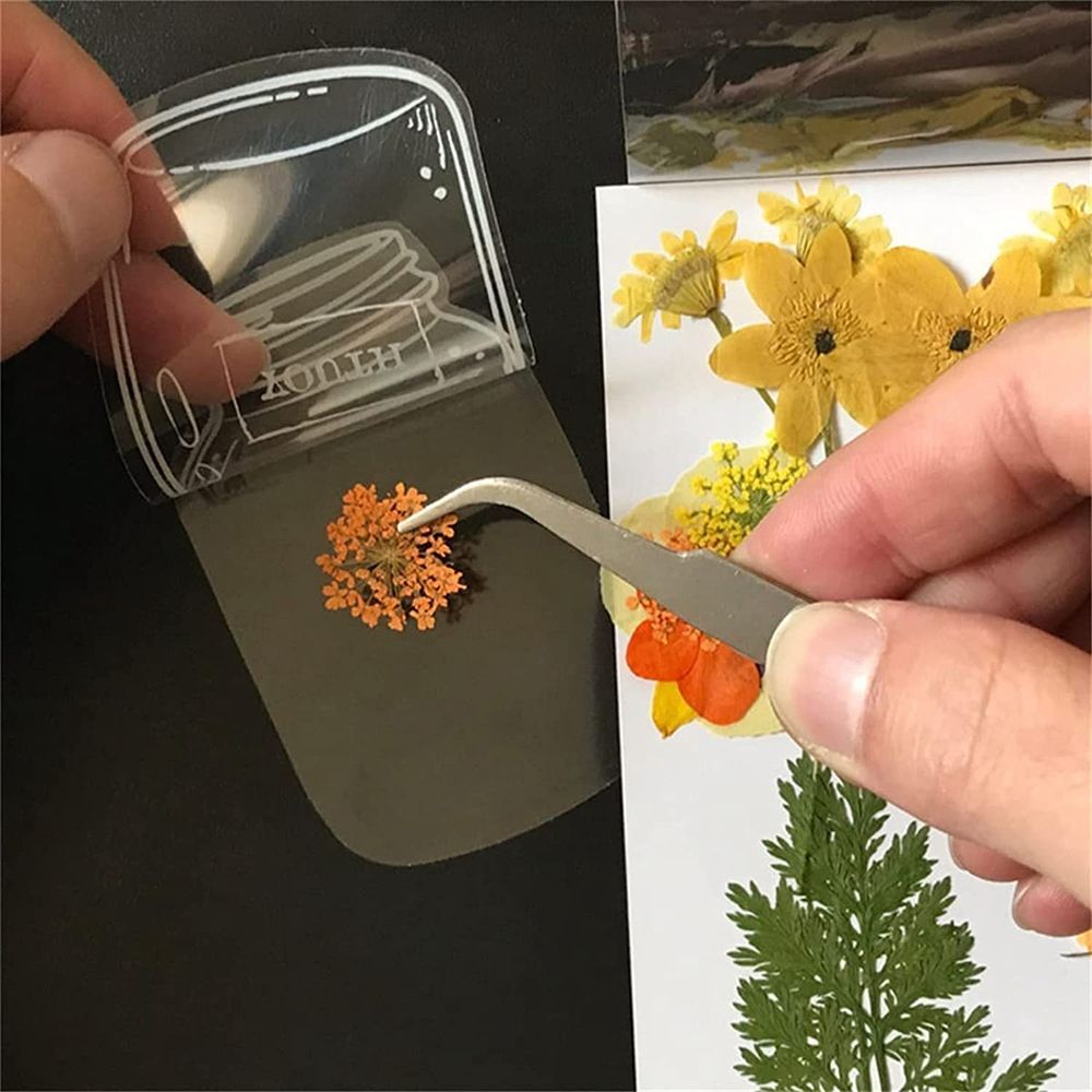 Marcadores de flores secas tra - Dried Flower Bookmark avaliação e preço