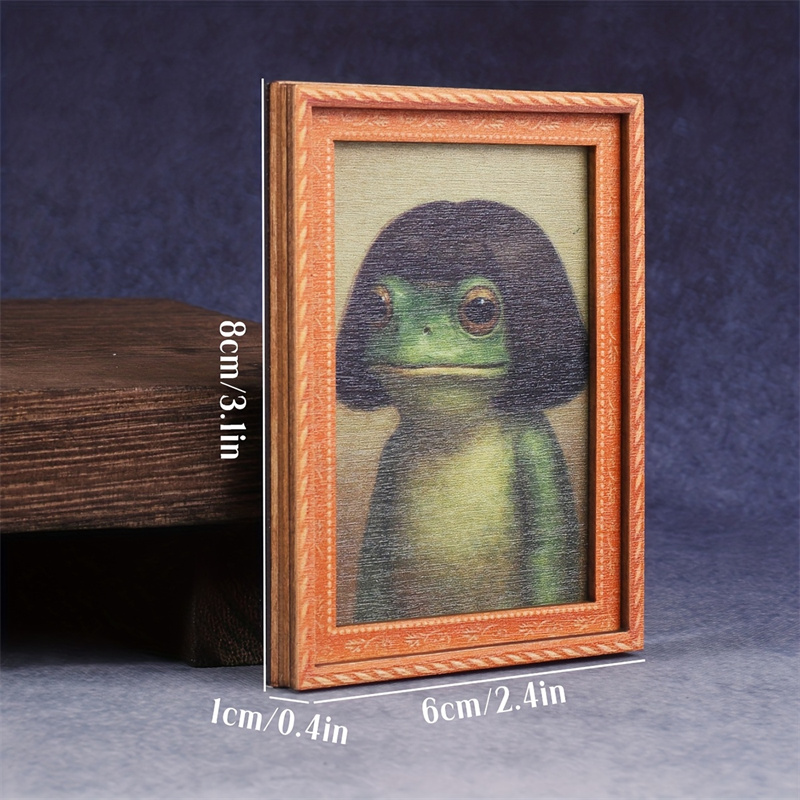 Mini Porta-Retrato de Madeira  - Engraved Wood Frame avaliação e preço